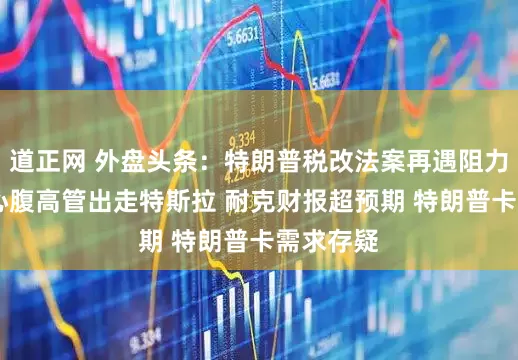 道正网 外盘头条：特朗普税改法案再遇阻力 马斯克心腹高管出走特斯拉 耐克财报超预期 特朗普卡需求存疑